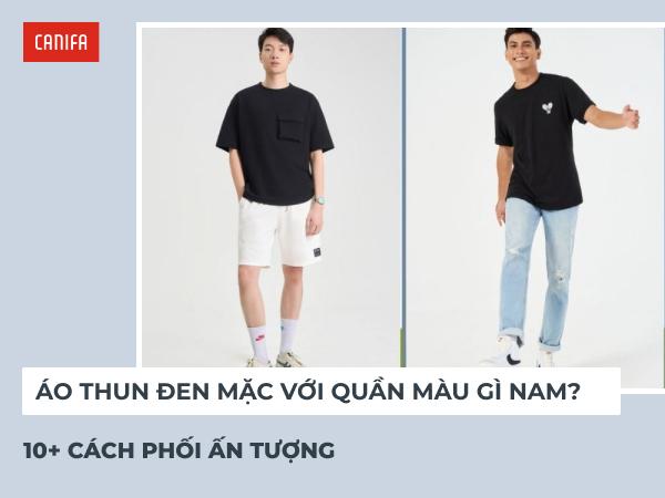 Cách phối áo xanh dương với quần các màu nâu, kaki, denim mang đến phong cách đa dạng, năng động