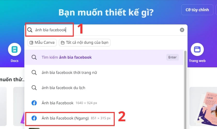Cách tự thiết kế ảnh bìa Facebook với khung chuẩn