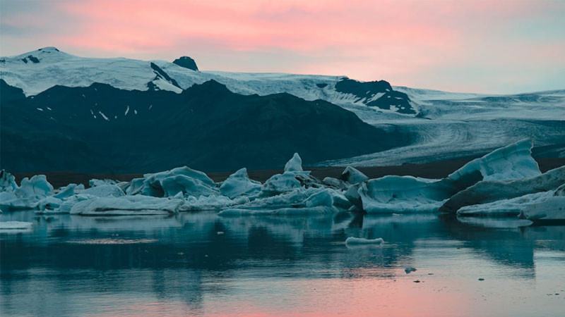 Cảnh buồn mùa đông với sương mù