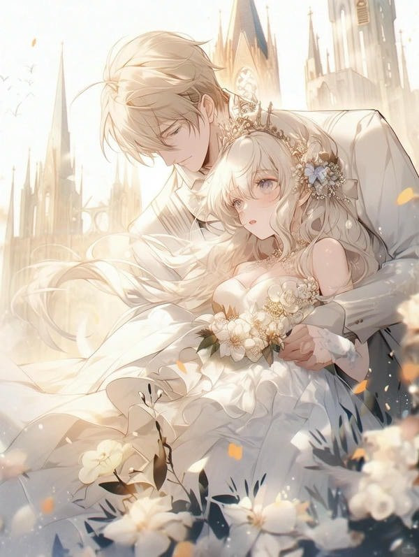 Cặp đôi anime ôm nhau thật chặt