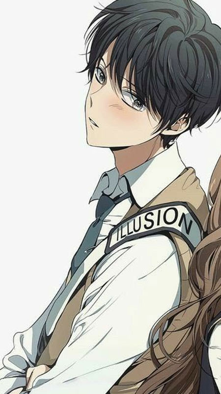 Cặp đôi anime trong tư thế chiến đấu