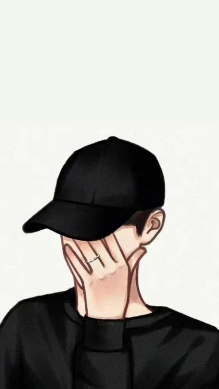 Cặp đôi diện trang phục đen với mũ lưỡi trai tạo dáng chất