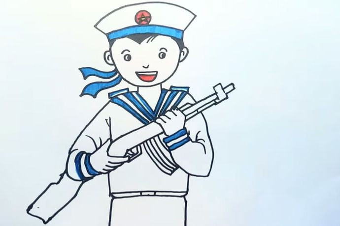 Chân dung chú bộ đội với quân hàm