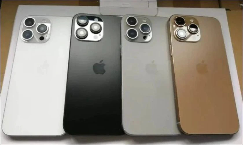 Chi tiết các sắc màu dự kiến của iPhone 16 Pro Max