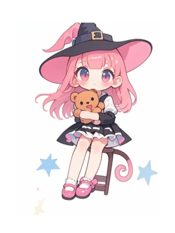 Tuyển tập hình ảnh chibi nữ cute đơn giản đáng yêu Chibi nữ đơn giản cầm ô
