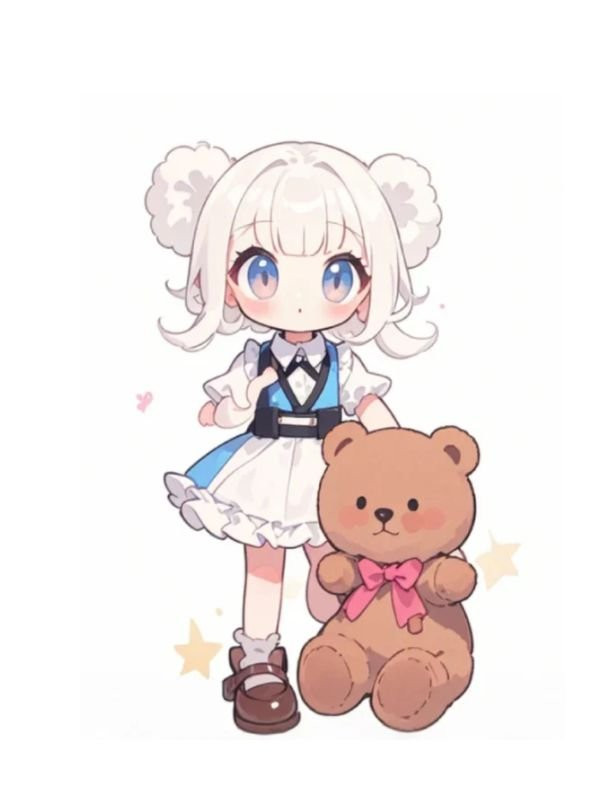 Tuyển tập hình ảnh chibi nữ cute đơn giản đáng yêu Chibi nữ đơn giản cầm túi xách