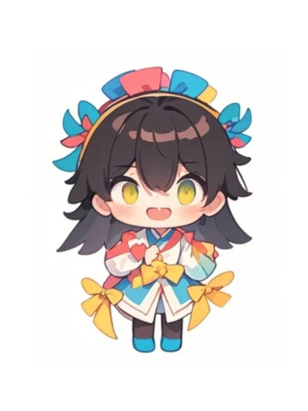 Tuyển tập hình ảnh chibi nữ cute đơn giản đáng yêu Chibi nữ đơn giản cười tươi