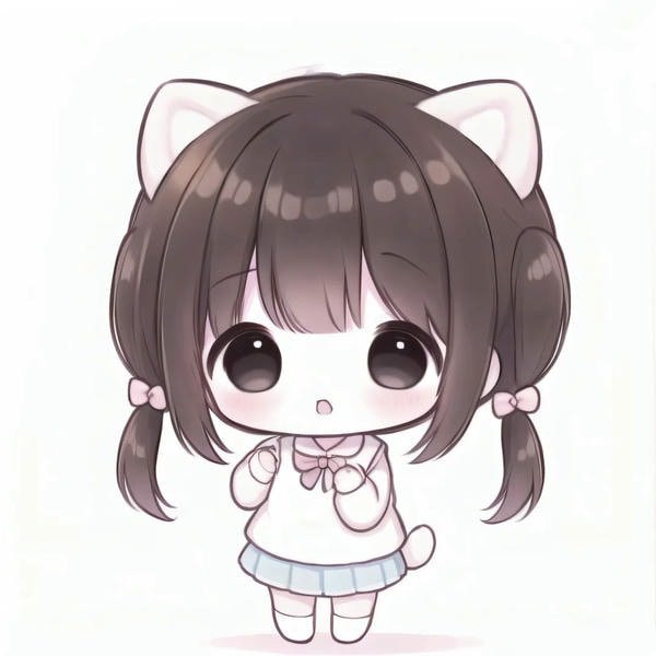 Tuyển tập hình ảnh chibi nữ cute đơn giản đáng yêu Chibi nữ đơn giản ngắm cảnh