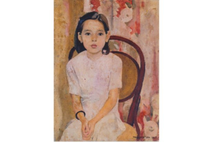 Chiêm ngưỡng vẻ đẹp ngây thơ của Em Thúy qua bức tranh sơn dầu nổi tiếng
