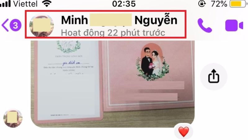 Chọn mục &quot;Xem file phương tiện, file và liên kết&quot;