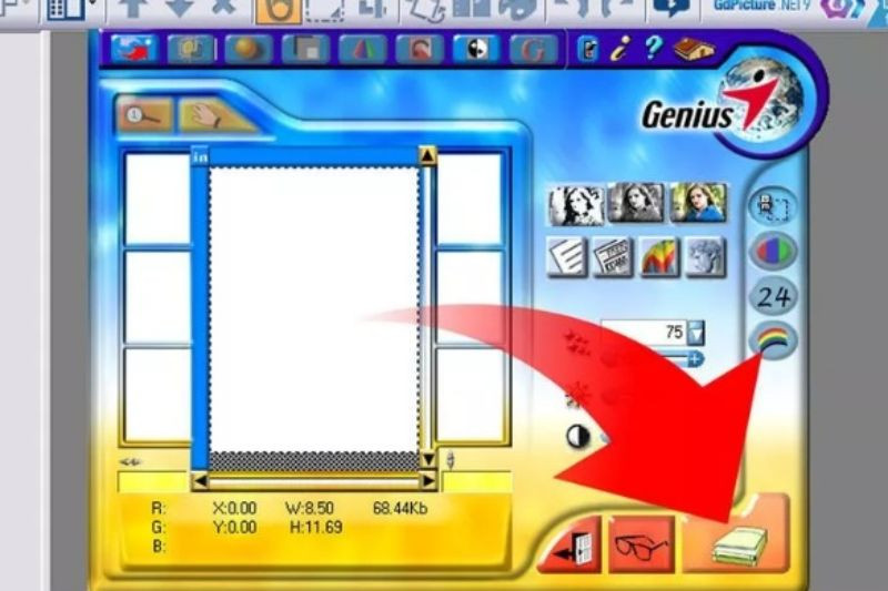 Chọn thư mục trên máy tính để lưu trữ file tài liệu sau khi Scan