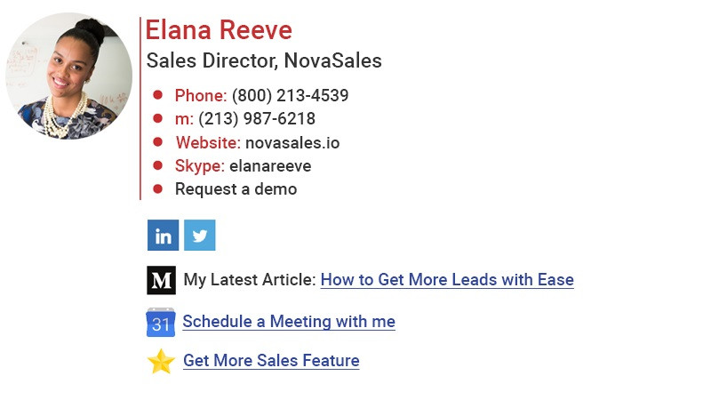 Chữ ký email thường chứa thông tin liên hệ và danh tính chuyên nghiệp của người gửi