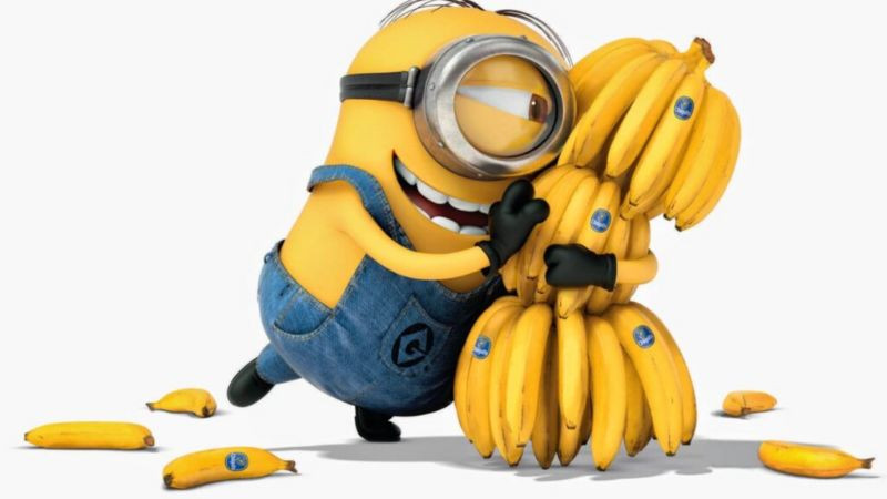 Chú Minion Bob ôm chặt gấu bông Tim đáng yêu