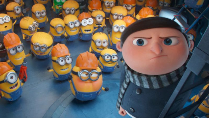 Chú Minion Bob, Stuart, Kevin và Otto đang cùng nhau