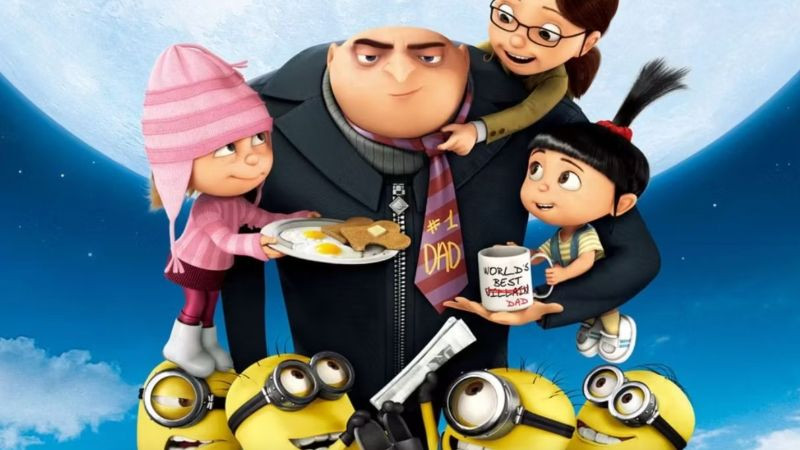 Chú Minion Jorge với thân hình mập mạp và tóc dựng đứng