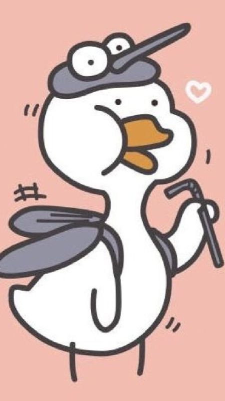 Chú vịt trắng con đang chạy, ảnh màu trắng