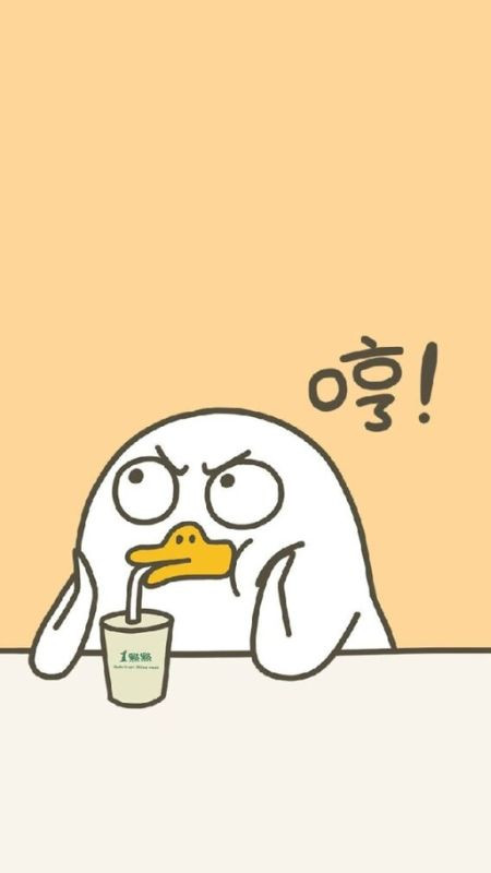 Chú vịt trắng con lông xù, ảnh màu trắng dễ thương