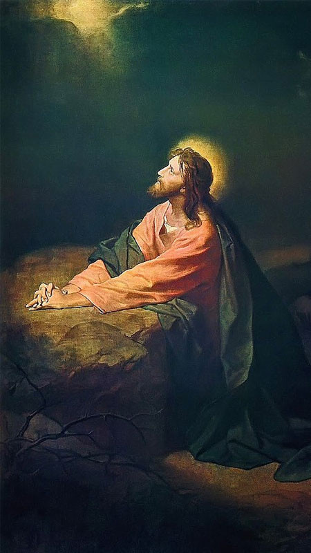 Chúa Giêsu cầu nguyện trong vườn Gethsemane