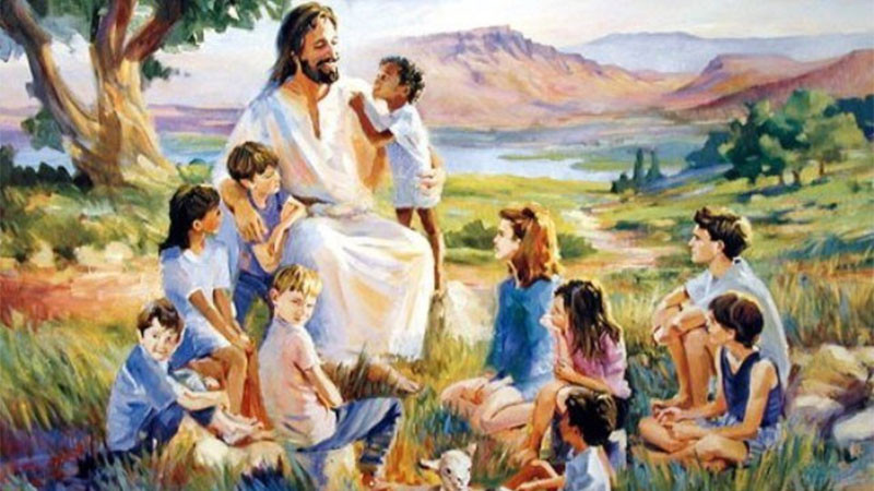 Chúa Giêsu chào đón các em nhỏ