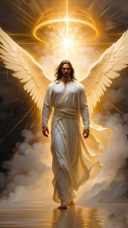 Chúa Giêsu với nụ cười nhẹ và vẻ mặt đầy yêu thương