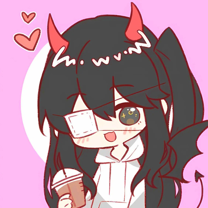 Cô bé ác quỷ chibi với đôi cánh nhỏ nhắn