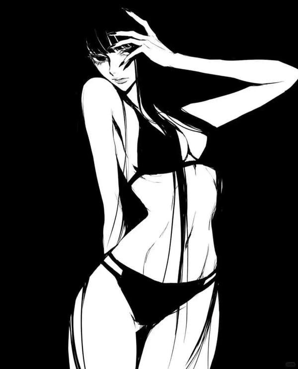 Cô gái anime ngồi suy tư bên cửa sổ