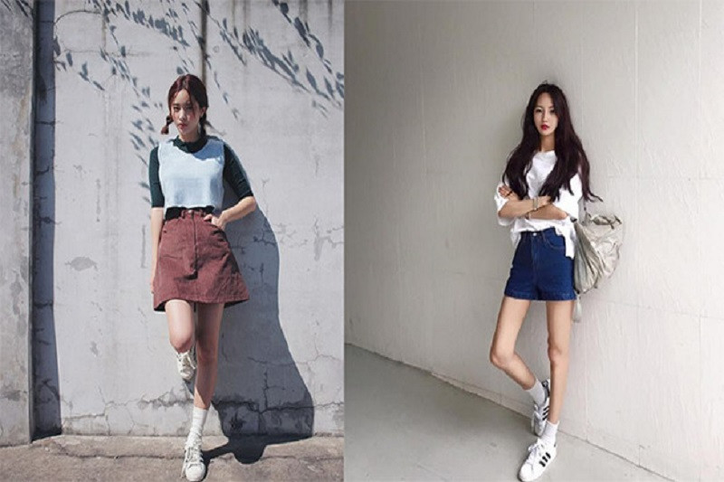 Cô gái cá tính trong trang phục màu đen