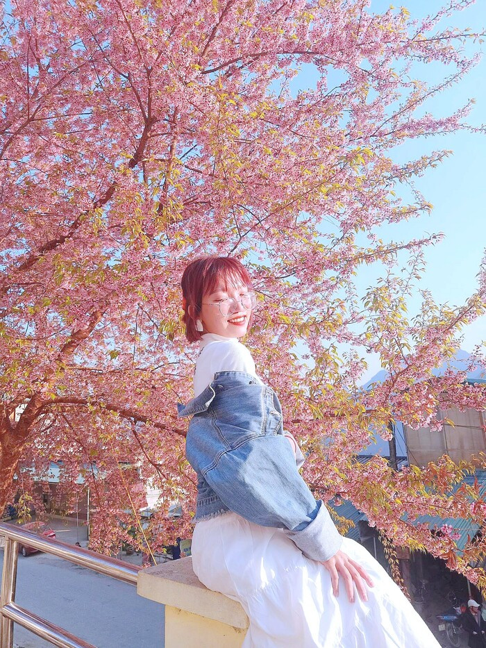 Cô gái Hàn xinh rạng rỡ khoe nụ cười