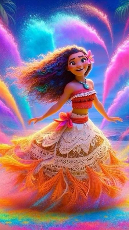 Cô nàng Marina và điệu nhảy cùng biển đầy màu sắc