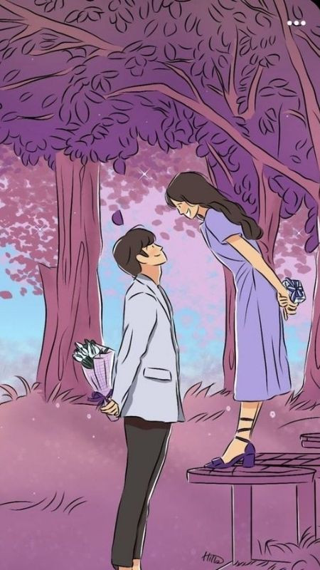 Concept chụp hình đáng yêu trong công viên theo phong cách đơn giản