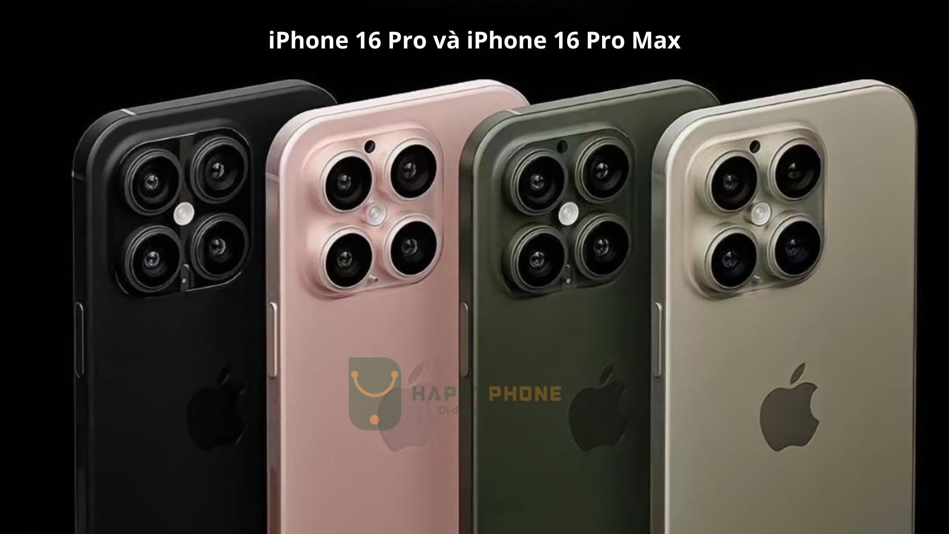 Mau sac du doan tren phien ban iPhone 16 Pro va Pro Max voi chat lieu titanium.