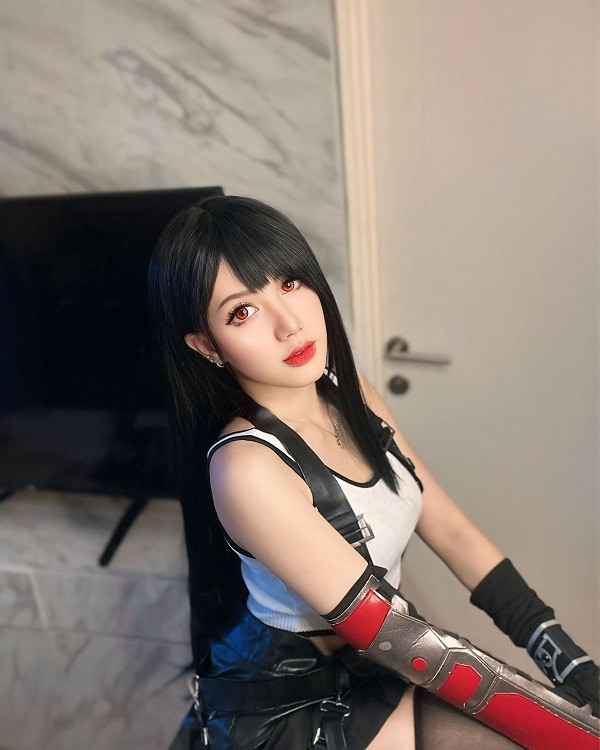 Chiêm Ngưỡng Bộ Ảnh Cosplay Tifa Lockhart Tuyệt Đẹp Cosplay Tifa với ánh sáng hậu kỳ hoàn hảo.