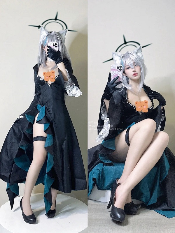 Cosplayer tái hiện chi tiết trang phục học viện của Shiroko