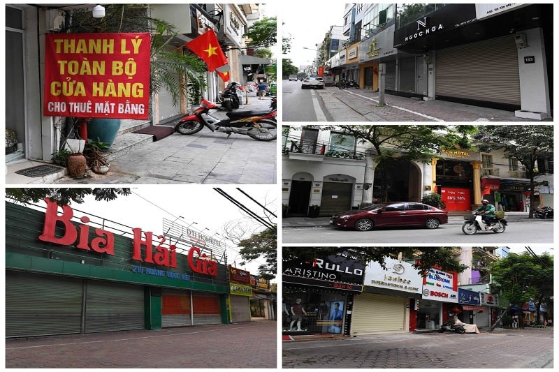 Cửa hàng truyền thống đóng cửa hoặc vắng khách do ảnh hưởng của đại dịch, thúc đẩy xu hướng kinh doanh online