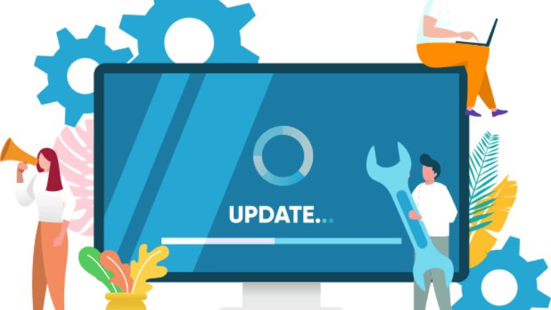 Cửa sổ Device Manager chỉ ra lỗi driver trên thiết bị phần cứng