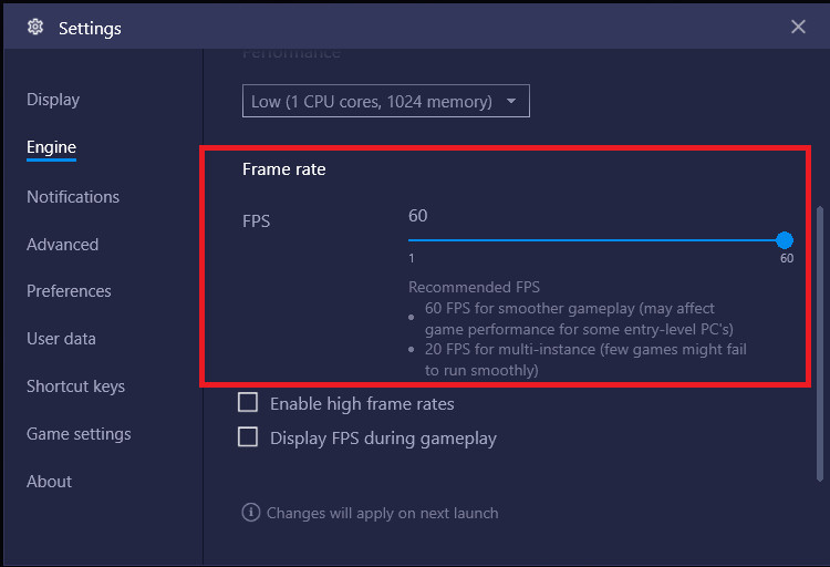Điều chỉnh cài đặt đồ họa trong game để cải thiện chỉ số FPS