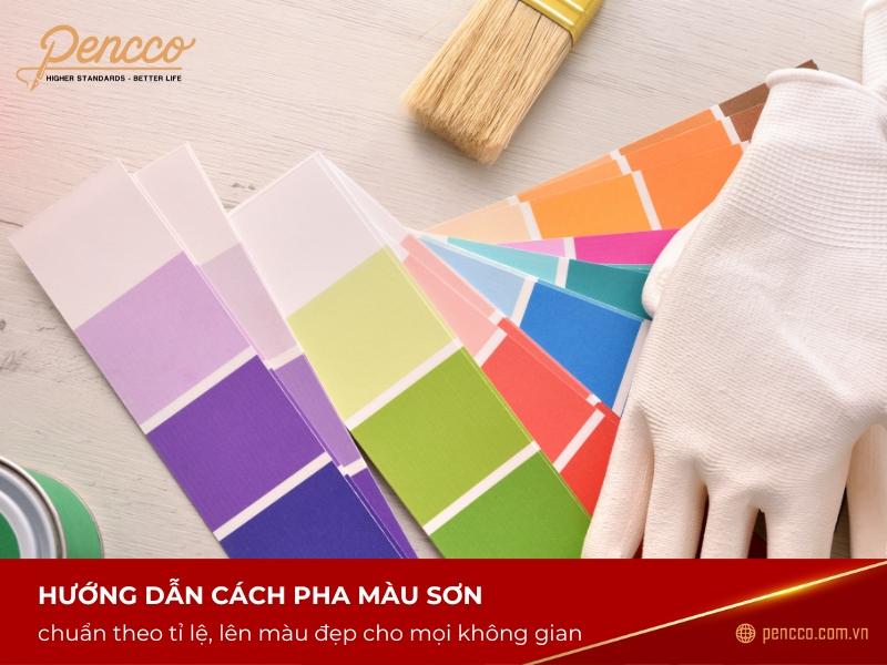 Bí quyết điều chỉnh sắc độ khi pha màu pastel để có tông màu ưng ý