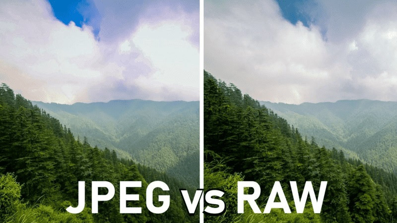 Định dạng RAW cho phép chỉnh sửa ảnh bầu trời linh hoạt hơn