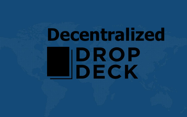 Đồ họa hoặc biểu tượng đại diện cho Decentralized DropDeck (DDD), một loại tiền mã hóa dựa trên công nghệ DropDeck.