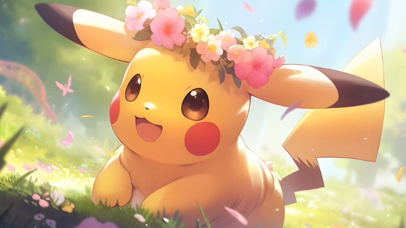 Đôi mắt lấp lánh niềm vui của Pikachu