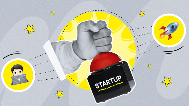 Đội ngũ startup đa dạng thành viên trong một cuộc họp, thể hiện tinh thần dám nghĩ dám làm của doanh nghiệp khởi nghiệp