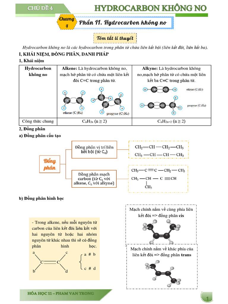 Dung dịch Br2 mất màu sau phản ứng hóa học với hợp chất không no