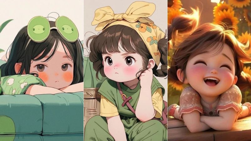 Em bé ngủ gật trên ghế ăn dặm với thức ăn dính miệng