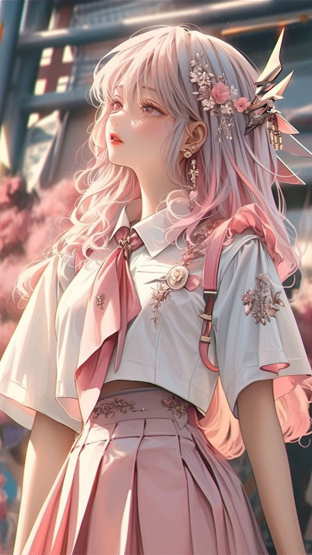 Gần hơn với hình ảnh anime cô gái đáng yêu