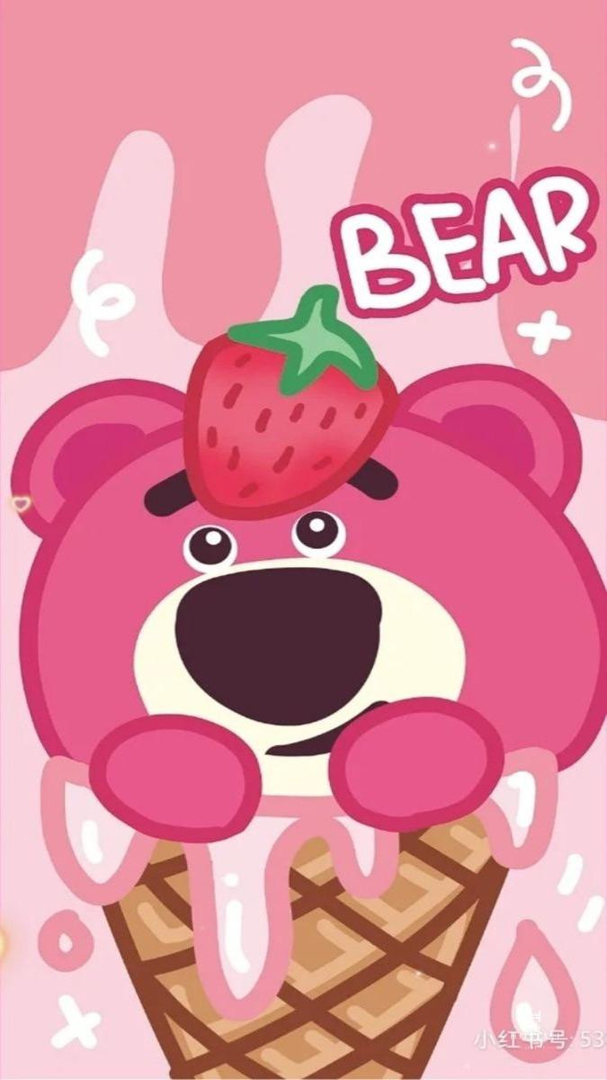 Gấu dâu hồn nhiên trong tạo hình chibi