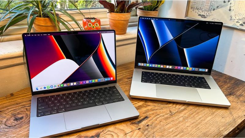 Giao diện cập nhật hệ điều hành macOS trên màn hình MacBook, minh họa tính năng update đơn giản