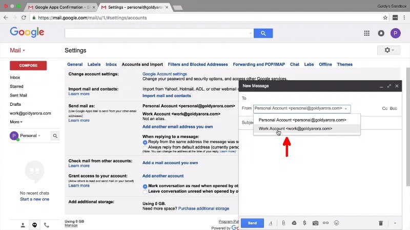 Giao diện cửa sổ soạn email mới trong Gmail với các trường thông tin người nhận, chủ đề và nội dung
