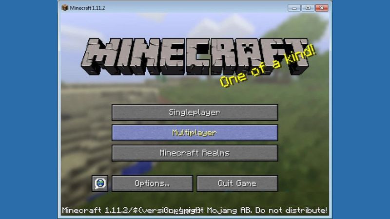 Giao diện mục chơi nhiều người (Multiplayer) trong game để tham gia mạng Hamachi