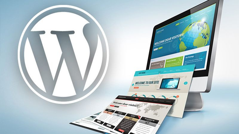 Giao diện người dùng thân thiện của WordPress, cho thấy tính năng kéo thả hoặc tùy chỉnh dễ dàng để xây dựng website