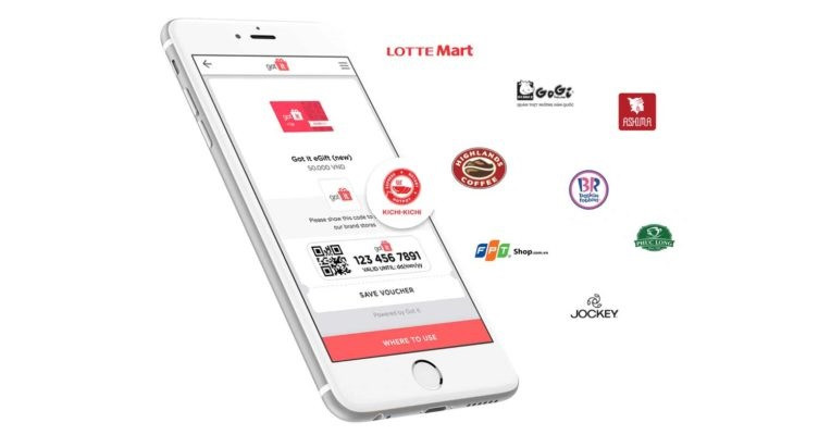 Giao diện ví E-Voucher trên ứng dụng di động